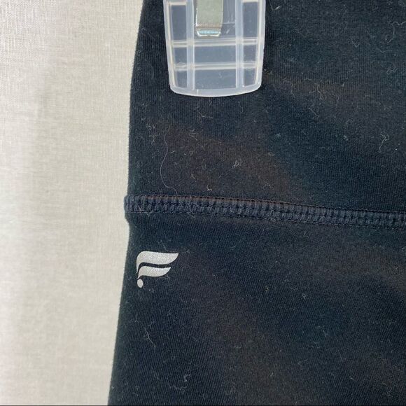 Fabletics Size Small Black Crisscross Mesh Cut Out Side Panels - Picture 4 of 13